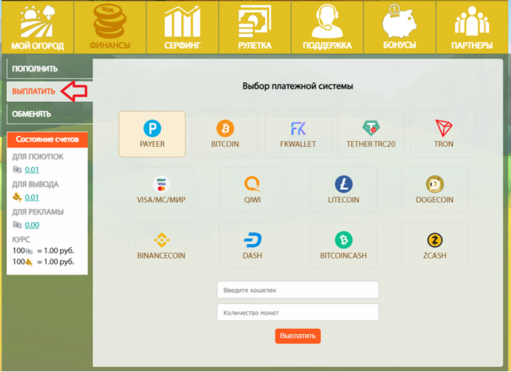 Online Ogorod - обзор игры в которой можно заработать